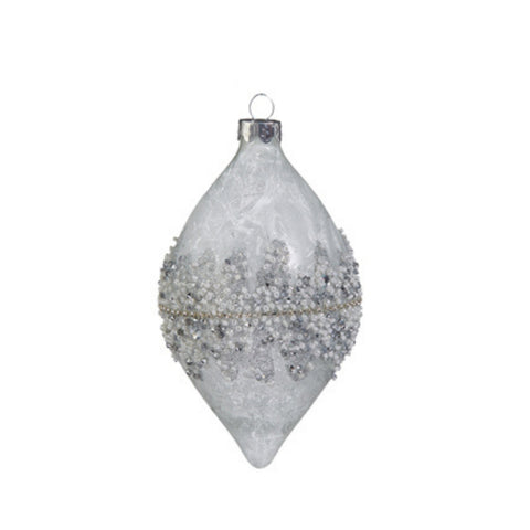 Beaded Ornament, 4" (3 styles - sold individually)