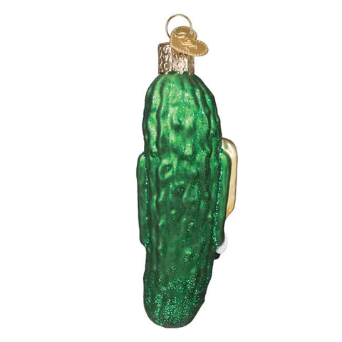 Pickleball Pickle Ornament, 3.75"