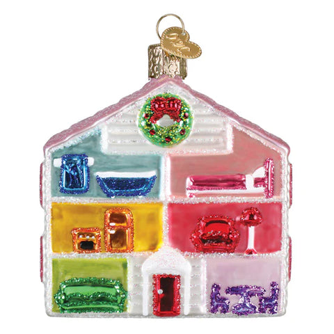 Lovely Doll House Ornament, 3.5"