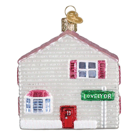 Lovely Doll House Ornament, 3.5"