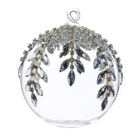 Jeweled Ball Ornament, 5"