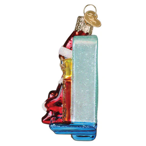 Scout Elf Storytime Ornament, 3.25"