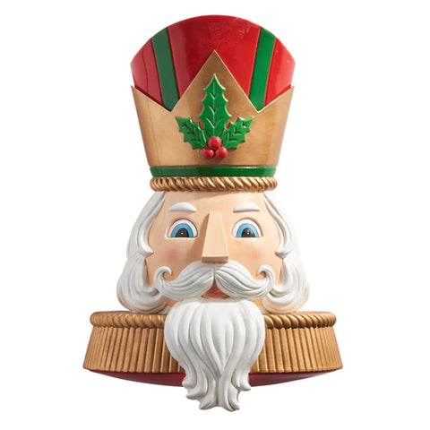 21.5" Nutcracker Head Wall Art