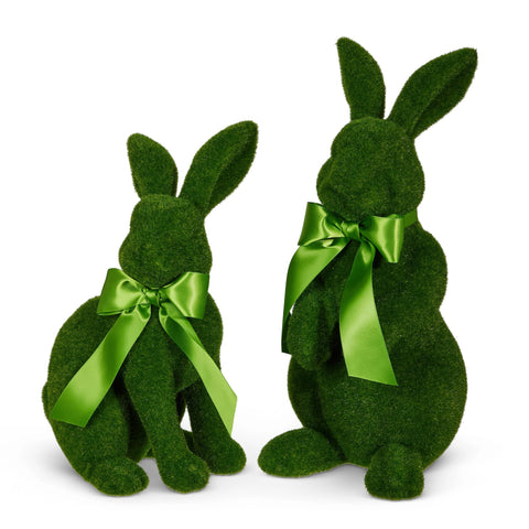 Moss Rabbit Figurine, 15" (2 styles - sold individually)