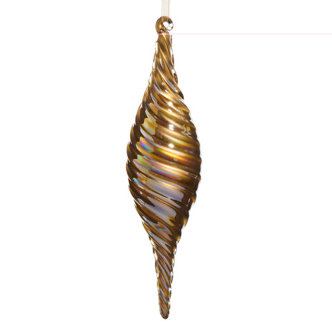 Gold Finial Ornament, 9.75"