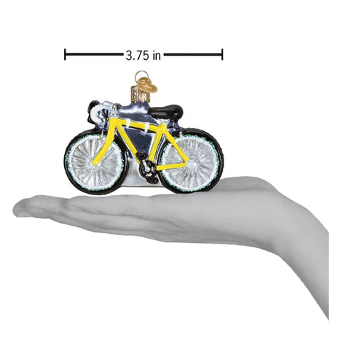 Road Bike Ornament, 3.75"