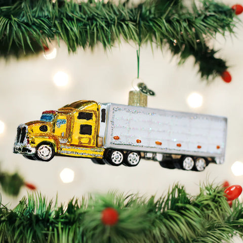 Semi Truck Ornament