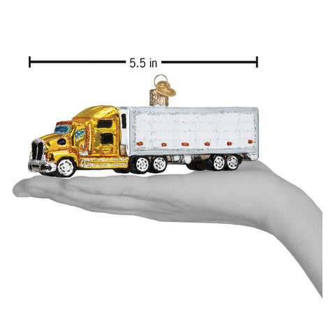 Semi Truck Ornament