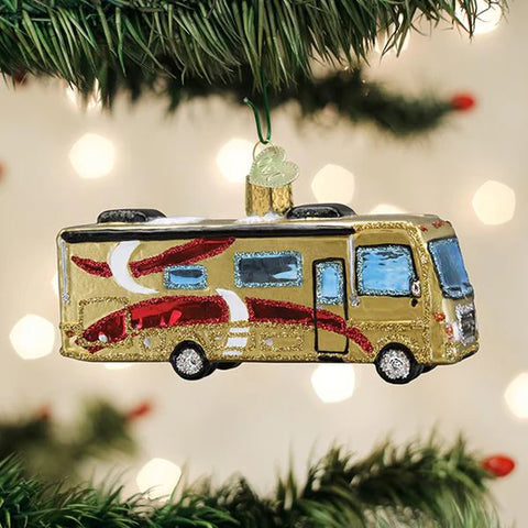 Class A Motorhome Ornament, 4"