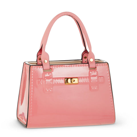 Pink Purse Vase, 9.5"
