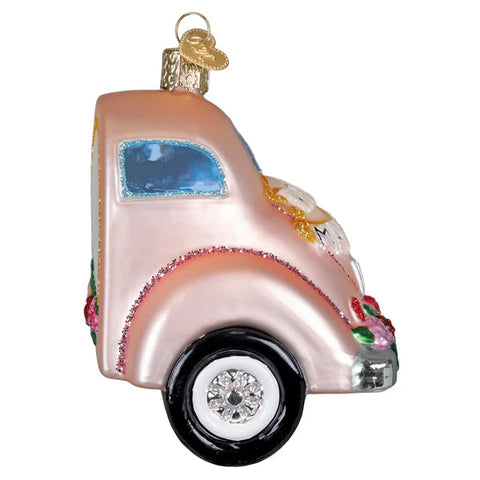 Just Married Magic Ornament, 3.75"