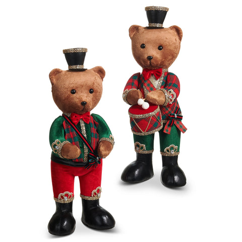 Marching Bear Figurine, 23.5" (2 styles - sold individually)