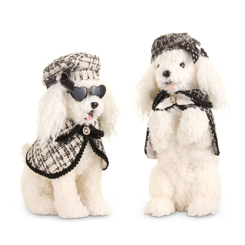 Mini Poodle Figurine, 14" (2 styles - sold individually)