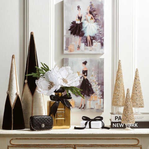 Black Purse Ornament, 3.5"