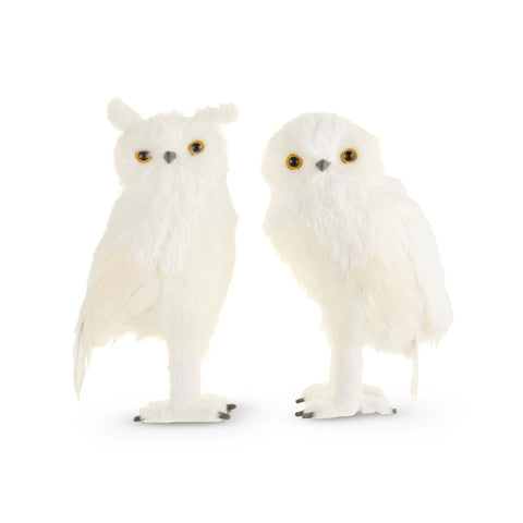 White Owl Figurine, 16" (2 styles - sold individually)