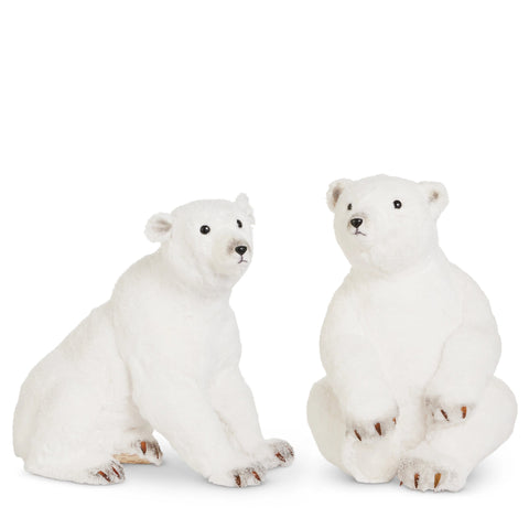 Polar Bear Figurine, 15" - 15.5" (2 styles - sold individually)