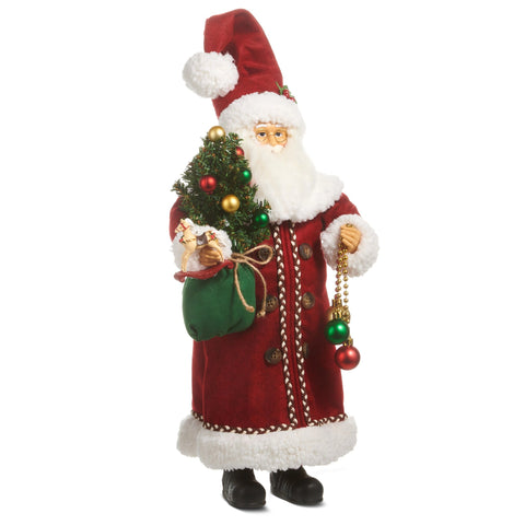Country Vintage Santa Figurine, 18"