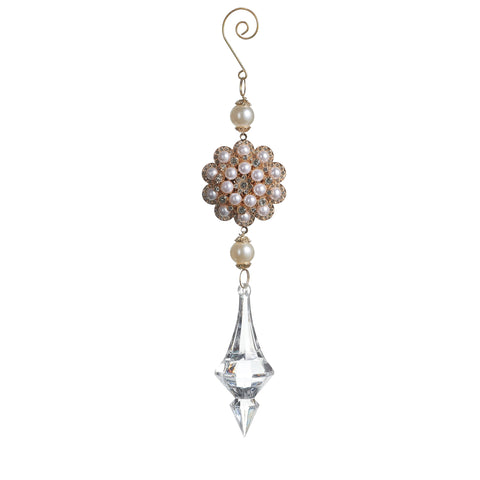 Jewel Drop Ornament, 10" (2 styles - sold individually)