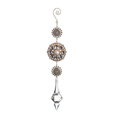 Jewel Drop Ornament, 10" (2 styles - sold individually)