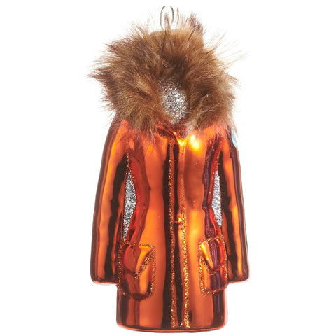 Glass Ski Jacket Ornament, 4.5" (4 styles - sold individually)