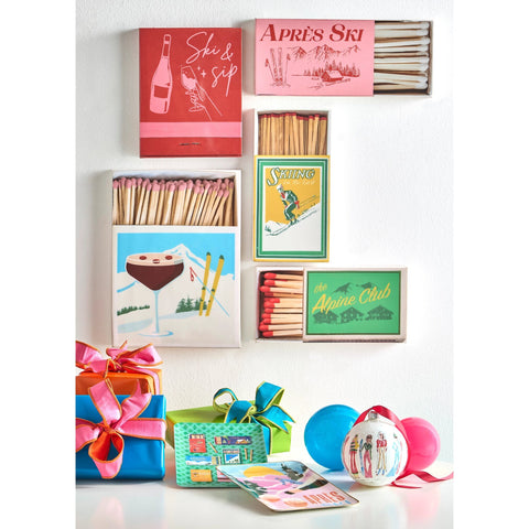 Alpine Attitude Glass Ball Ornament, 5"