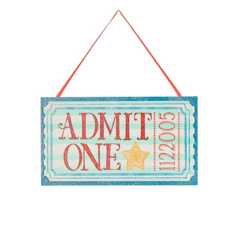 The Spectacular Ticket Ornament, 10" (2 styles - sold individually)