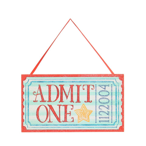 The Spectacular Ticket Ornament, 10" (2 styles - sold individually)