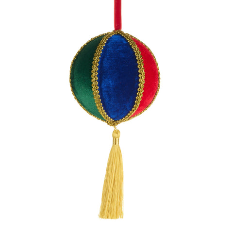 Colorful Velvet Ornament, 8"