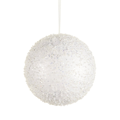 Pearl Ball Ornament, 8"