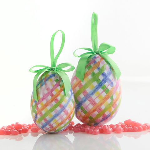 Sweet Weave Egg Ornament, 6"