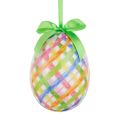 Sweet Weave Egg Ornament, 6"