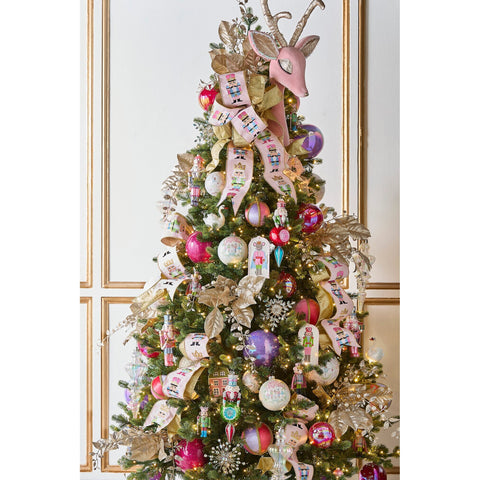 Nutcracker Suite Ball Ornament, 4"