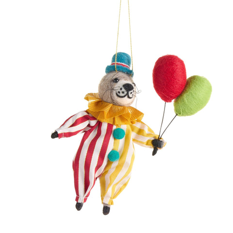 Circus Bear Ornament, 7" (2 styles - sold individually)