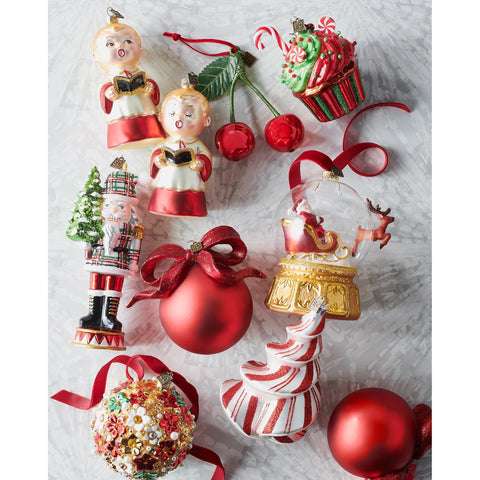 Eric Cortina Multicolor Blossom Ball Ornament, 4"