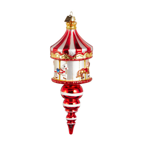 Eric Cortina Carnival Carousel Finial Ornament, 8"
