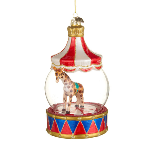 Eric Cortina Carnival Giraffe Globe Ornament, 6"