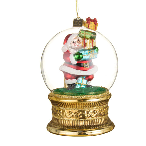 Eric Cortina The Gift Giver Glass Globe Ornament, 4.75"