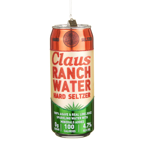 Eric Cortina Claus Ranch Water Ornament, 7"