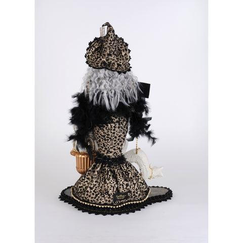 Lighted Fabulously Wicked Leopard Witch Figurine, 23"