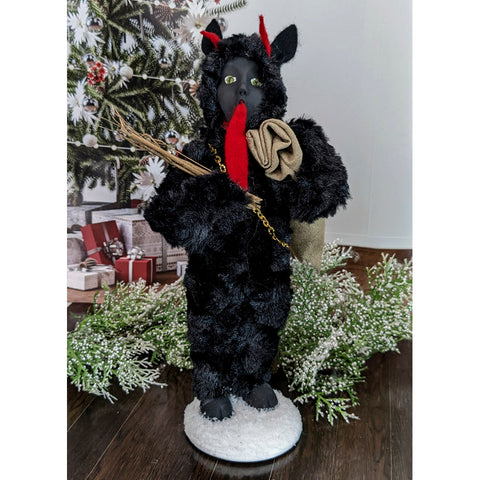 Krampus Caroler Figurine, 10"