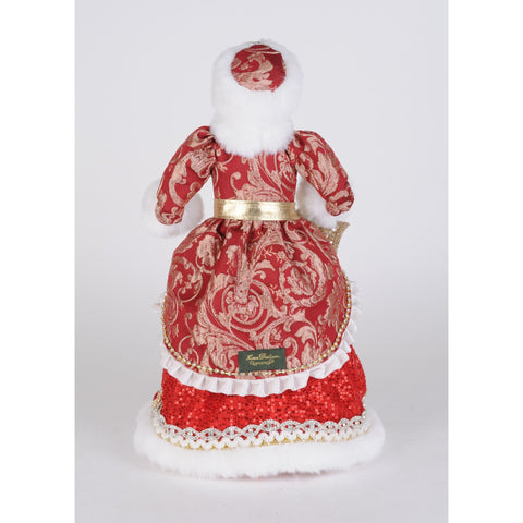 Lady Crimson Mrs. Santa Figurine, 19"