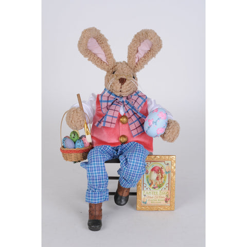 Artist Bunny Figure, 16"
