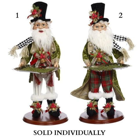 Elf w/Platter, 19.5" (2 Styles - Sold individually)