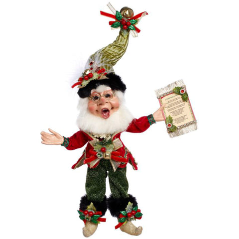 Christmas Carol Elf, Small - 10"