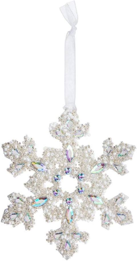 5" Jeweled Snowflake Ornament (sold individually)