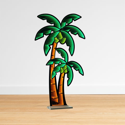 Palm Tree Infinity Light 48"H Acrylic w/UL Plug