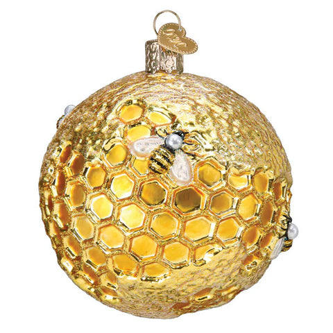 Bee Blessed Round Ornament