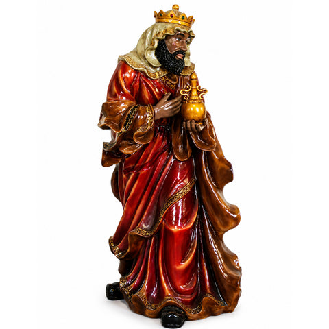 Life Size King Balthazar Figure, 70"