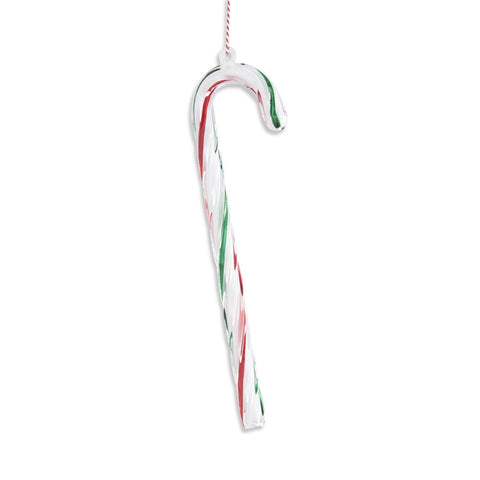 Blown Glass Candy Cane Ornaments (2 styles - sold individually)