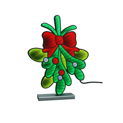 Mistletoe Infinity Light, Acrylic w/UL Plug, 16"
